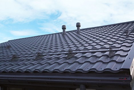 Купить Металлочерепица Гранд Лайн / Grand Line, Kredo, Drap TX 0,5 цвет RAL6005 зеленый мох - изображение 6